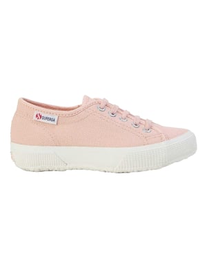 Superga Kindermode Canvas Flatform Trainers (Roze Blush)