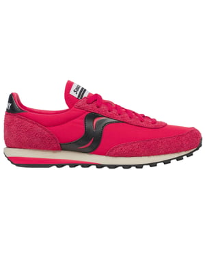 Saucony Unisex-sportschoenen van suède, maat 80 voor volwassenen (Rood)