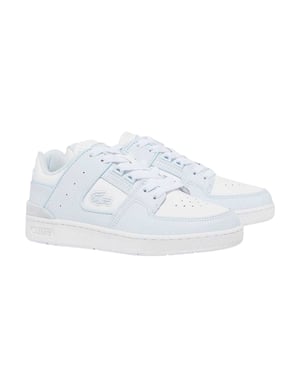 Lacoste Dames/Dames Court Cage Leren Trainers (Blauw/Wit)