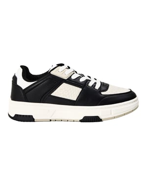 Hugo Heren Yarrow Tenn Platform Trainers (Houtskool)