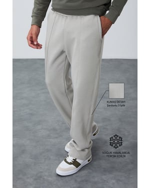 Herrar Regular Fit Bomull-Polyester Sweatpants
