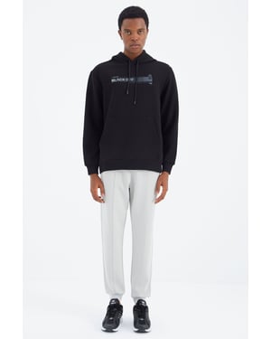 Heren Regular-Fit 3-Thread Fleece Joggingbroek