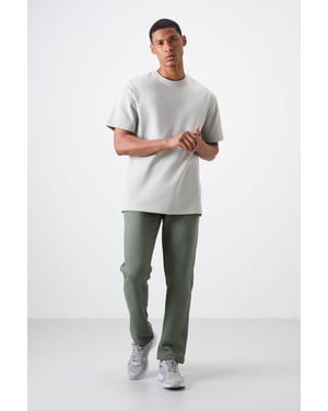 Heren Regular Fit Fleece Joggingbroek