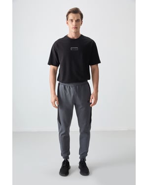 Heren Regular-fit Fleece Joggingbroek