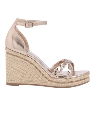 Dune London Dames/Dames Khai gevlochten sleehakken (Roze Goud)