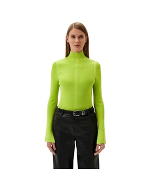 Boss Dames/Dames Frescia Viscose Sweater met lange mouwen (Helder geel)