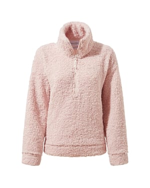 Craghoppers Ciara Sherpa-fleece-tröja med hög krage för damer (Calico)
