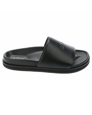 Off White Cloudfoam-slippers voor dames (Zwart)