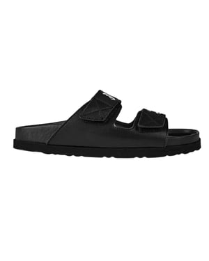 Palm Angels Barn/ungdomar Strand Flat Slides (Svart)