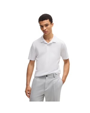 Hugo Heren Dimerspolo Poloshirt (Wit)
