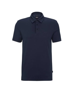 Boss Heren 30 Slim Poloshirt (Donkerblauw)