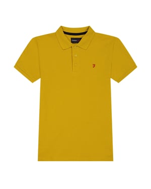 Farah Bugsworth Poloshirt Kinderen/Kinderen (Geel)