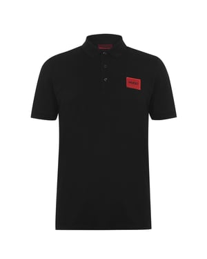 Hugo Heren Deruso Poloshirt (Zwart)