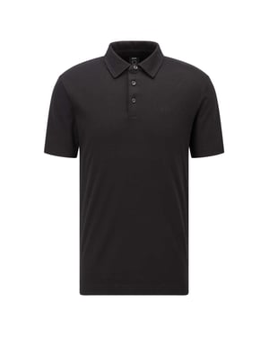 Boss Heren 30 Slim Poloshirt (Zwart)