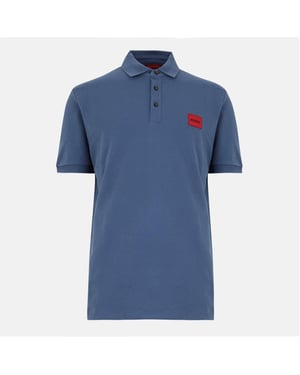 Hugo Heren Deruso Poloshirt (Medium Blauw)
