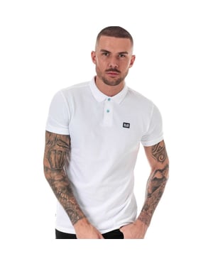 Weekend Offender Heren Barnum Katoenen Poloshirt (Wit)