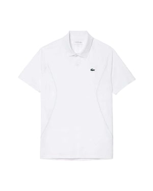 Lacoste Heren Tennis x Novak Djokovic Regular Poloshirt (Wit)