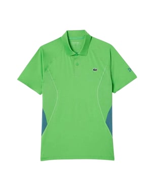 Lacoste Heren Tennis x Novak Djokovic Regular Poloshirt (Groen)