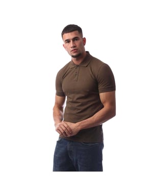 Boss Heren Firenze Katoenen Poloshirt (Bruin)