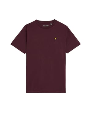 Lyle & Scott Regular T-Shirt med broderad logotyp för barn (Bourgogne)