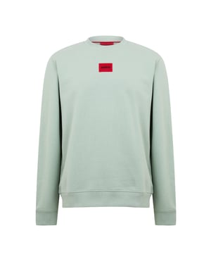 Hugo Heren Diragol Sweatshirt met ronde hals (Pastelgroen)