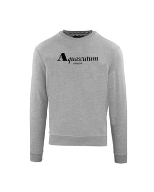 Aquascutum Mens Logo Regular Sweatshirt (Grått)