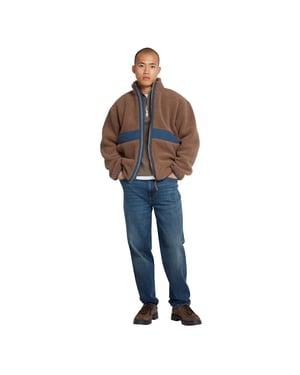 Farah Heren Elias Full Zip Regular Sweatshirt (Grijs)