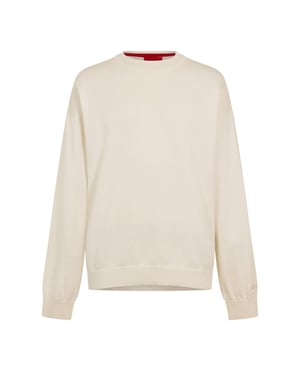 Hugo Geribd uniseks sweatshirt voor volwassenen (Wit)