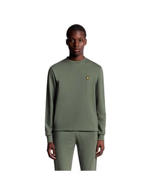Lyle & Scott Heren Lichtgewicht Sport Sweatshirt (Groen)