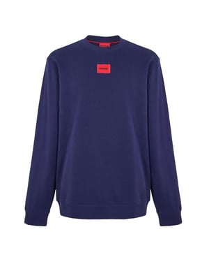 Hugo Heren Diragol Sweatshirt met ronde hals (Marine)