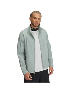 Under Armour Storm Sweatshirt med hel dragkedja för herrar (Grön)