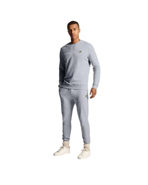 Lyle & Scott Heren Ordinate Logo Katoenen Sweatshirt (Grijs)