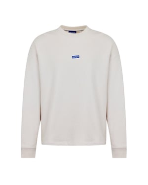 Hugo Heren Logo Sweatshirt (Wit/blauw)