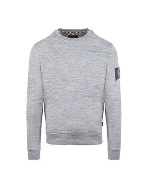 Aquascutum Heren Patch Sweatshirt (Grijs)