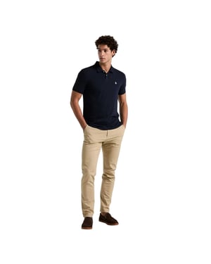 Original Penguin Heren Papa Poloshirt (Donkere saffier)