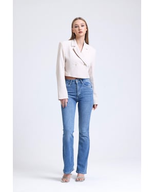 High Waist Flare Jeans