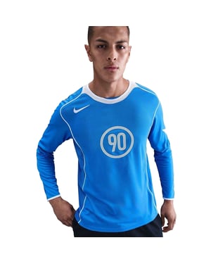 Nike Unisex Adult Total 90 Dri-FIT långärmad tröja (Blå/vit)