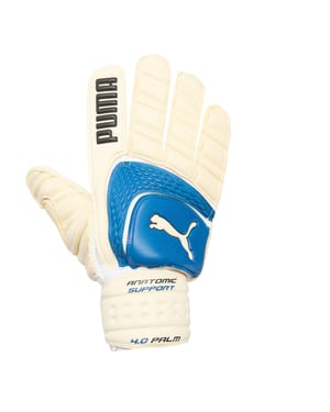 Puma Unisex Adult King Vadderade Anatomiska Målvaktshandskar (Vit)