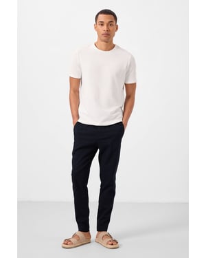Herrens raka gabardin chinos