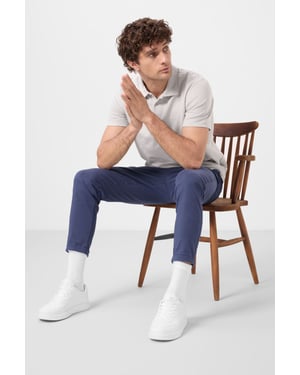 Heren Rechte Gabardine Chino's