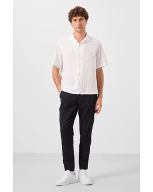Herrens raka gabardin chinos