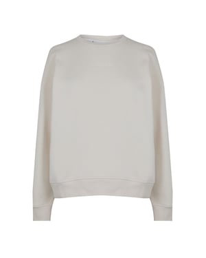 Calvin Klein Dames-sweatshirt met normale pasvorm en afhangende mouwen (Berk)