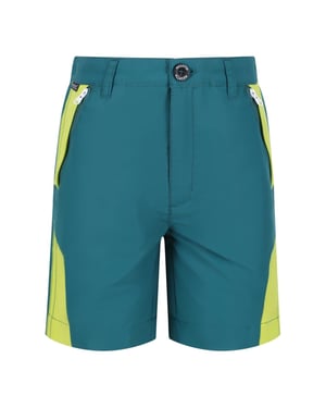 Regatta Kinderen/Kinderen Sorcer Colour Block Shorts (Pacific groen/helder kiwi)