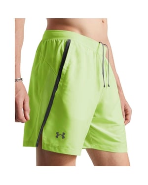 Under Armour Heren Launch 2 in 1 Hardloopshort (Groen)