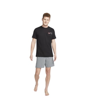 Nike Heren Unlimited Dri-FIT-short met relaxte pasvorm (Grijs/Zwart)