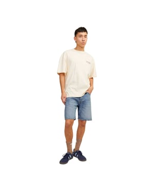 Jack And Jones Heren Denim Jeans Shorts (Blauwe Denim)
