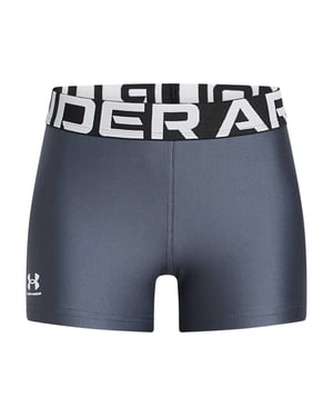 Under Armour Löpningsshorts med kompression för flickor (Grå/vit)