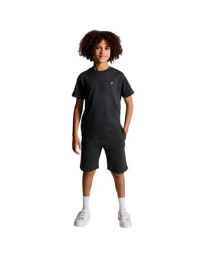 Lyle & Scott Sweatshorts för pojkar (Gunmetal)