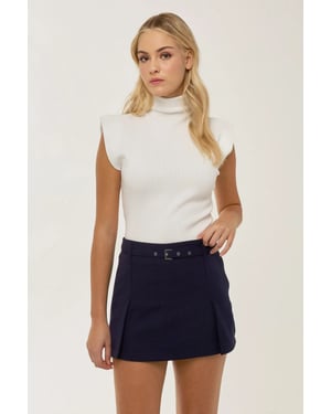Midjeindelade Mini Skorts