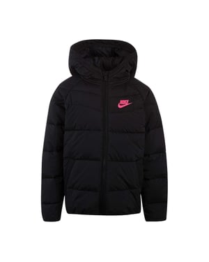 Nike Meisjes NSW Pufferjas (Zwart/roze)